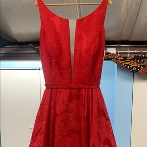 Red Sherri Hill Prom Dress